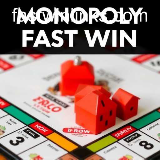 Monopoly - Fast Win Strategies and Economic Insights